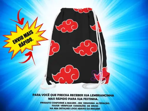 Mochilinha Naruto ( Envio + Rápido )