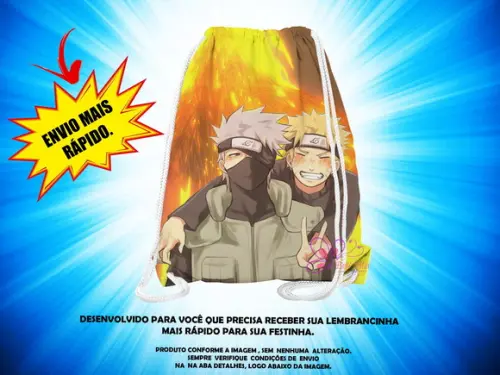 Mochilinha Naruto ( Envio + Rápido )