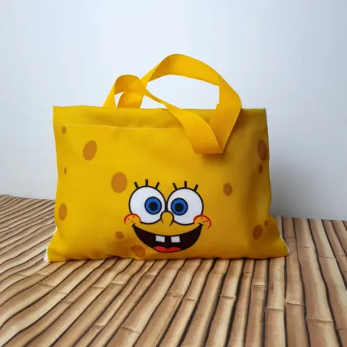 Sacolinhas Ecobag Personalizadas 28x19cm Bob Esponja