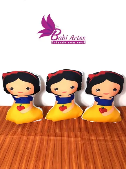 Almofada Formato Personalizada Branca De Neve