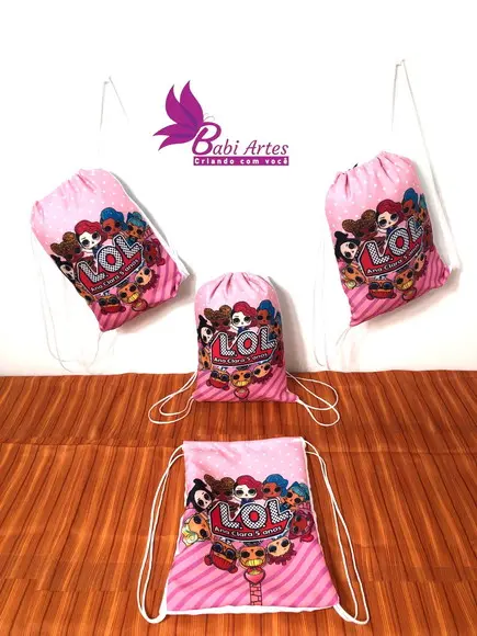 Mochilinha Personalizada Lol