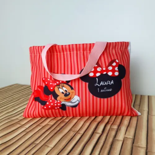 Sacolinhas Ecobag Personalizadas 28x19cm Minie