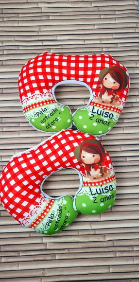 Almofada De Pescoço Personalizada Chapeuzinho Vermelho