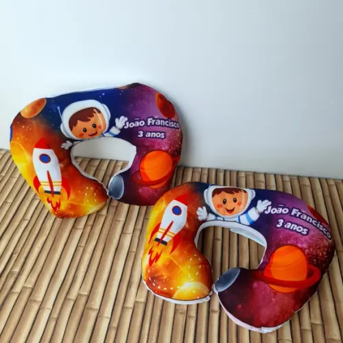 Almofada De Pescoço Personalizada Astronauta