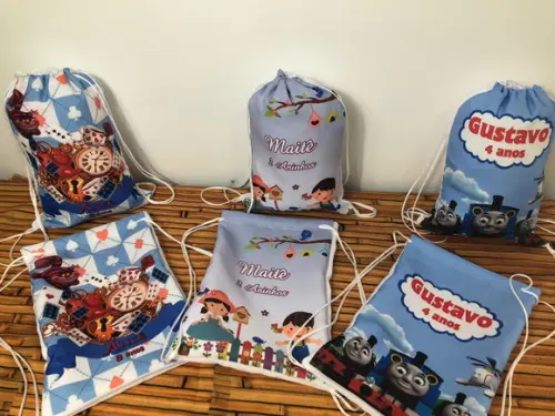 Mochilinha Personalizada Temas Variados