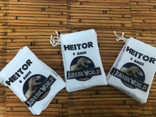 Saquinho Surpresa Personalizado Jurassic Park
