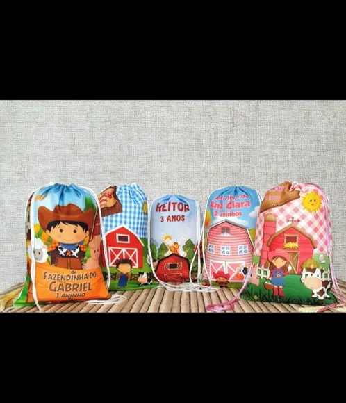 Mochilinha Personalizada Temas Variados