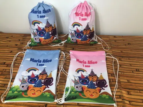 Mochilinha Personalizada Bolofofos