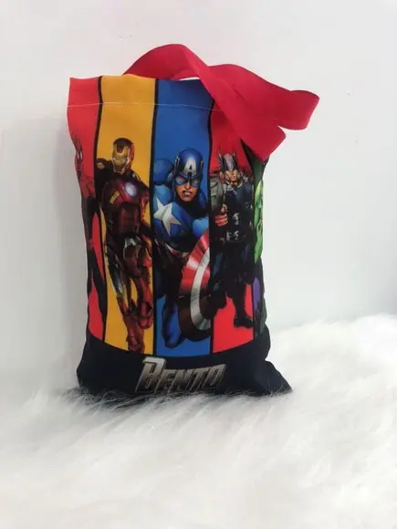 -sacolinhas Ecobag Personalizadas Vingadores