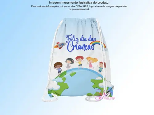 Mochilinha Personalizada Dia das Crianças