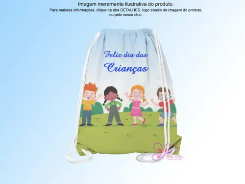Mochilinha Personalizada Dia das Crianças