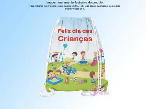 Mochilinha Personalizada Dia das Crianças