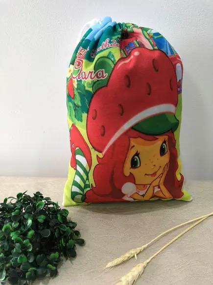 Saco Surpresa Personalizado 19x28cm moranguinho
