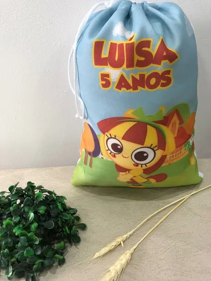 Saco Surpresa Personalizado 19x28cm emilia