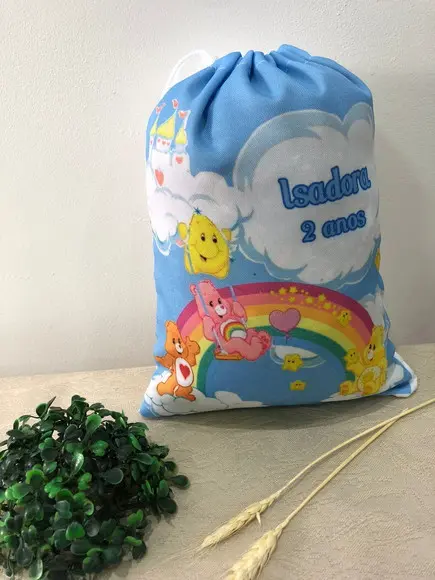 Saco Surpresa Personalizado 19x28cm Ursinhos carinhosos