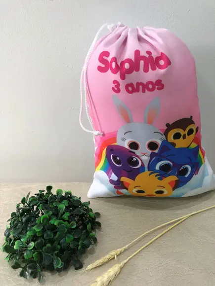 Saco Surpresa Personalizado 19x28cm Bolofofos