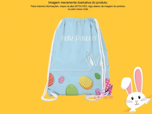 Mochilinha Personalizada Páscoa
