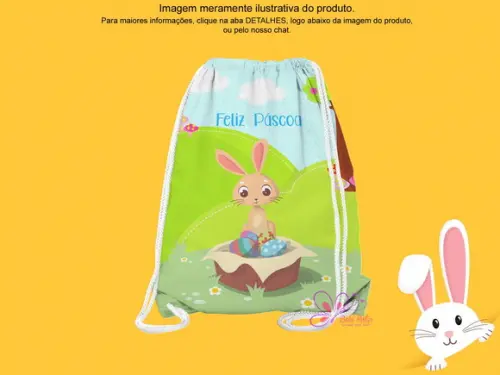 Mochilinha Personalizada Páscoa