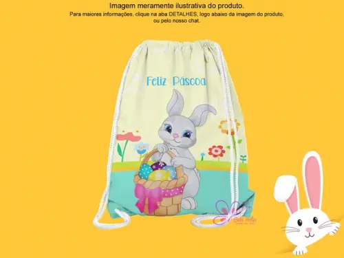 Mochilinha Personalizada Páscoa