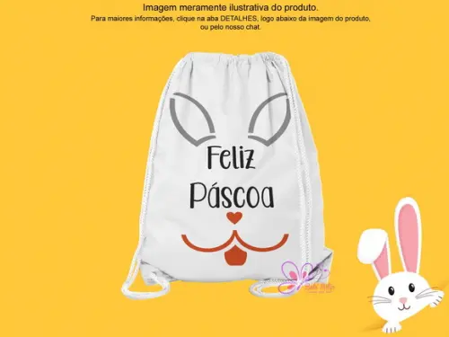 Mochilinha Personalizada Páscoa