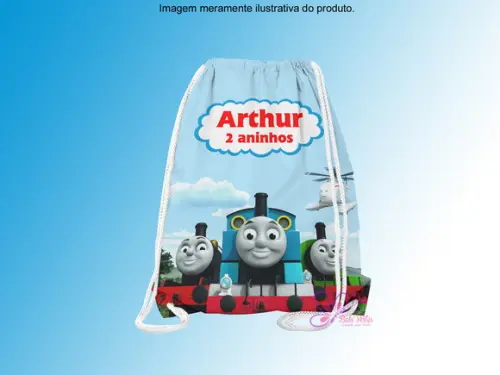 Mochilinha Personalizada Thomas o Trem