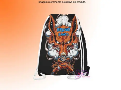Mochilinha Personalizada Naruto
