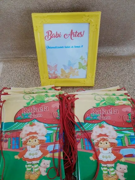 Mochilinha Personalizada Moranguinho