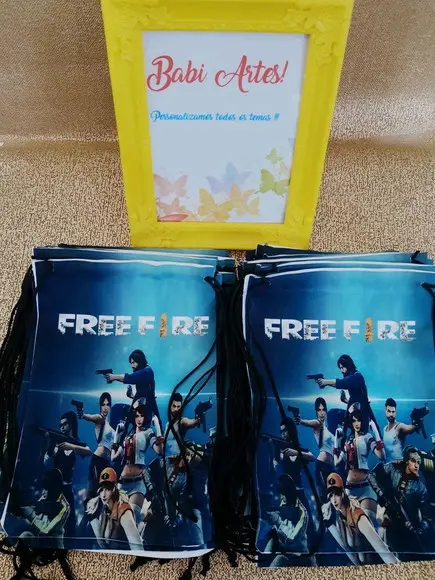 Mochilinha Personalizada Free Fire
