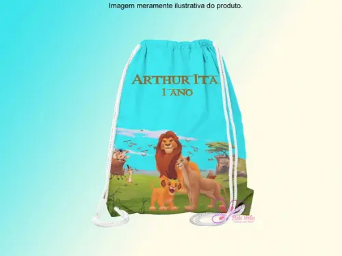 Mochilinha Personalizada o Rei Leão