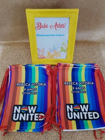 Mochilinha Personalizada Now United