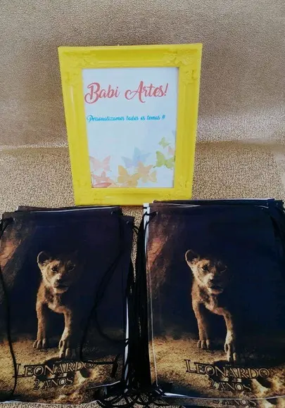 Mochilinha Personalizada o Rei Leão