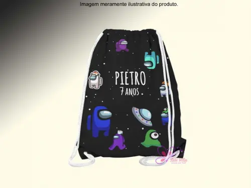Mochilinha Personalizada Among Us