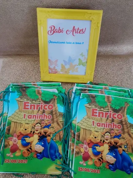 Mochilinha Personalizada Ursinho Pooh