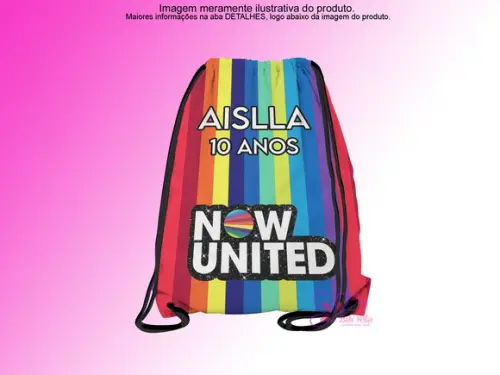 Mochilinha Personalizada Now United