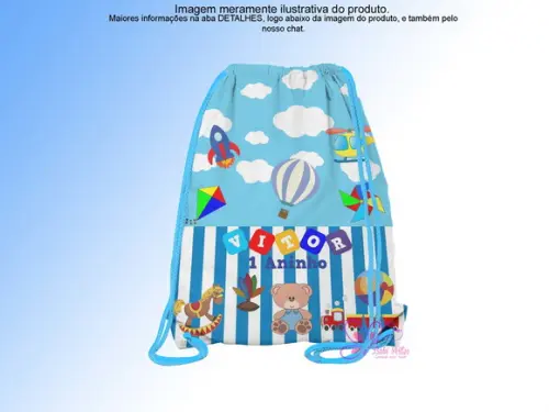 Mochilinha Personalizada Brinquedos