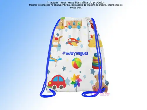 Mochilinha Personalizada Brinquedos