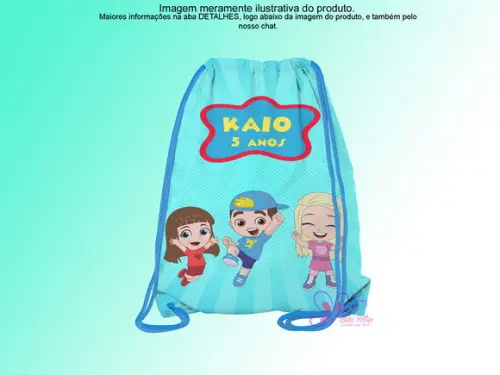 Mochilinha Personalizada Luccas Neto