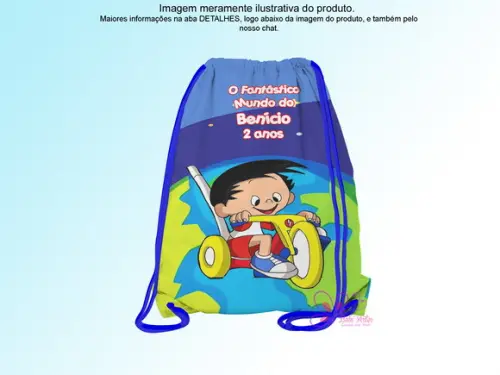 Mochilinha Personalizada O Fantástico Mundo de Bobby