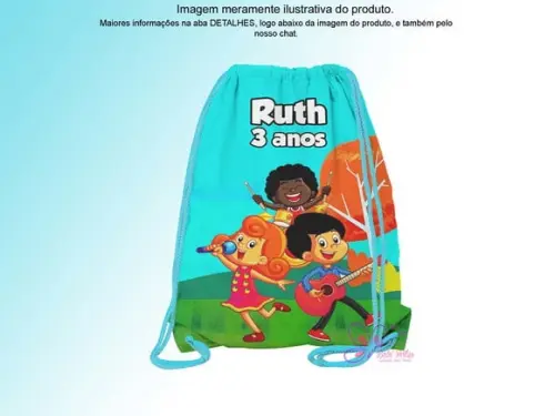 Mochilinha Personalizada 3 Palavrinhas