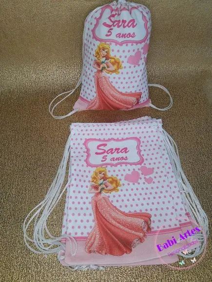 Mochilinha Personalizada Princesa Aurora