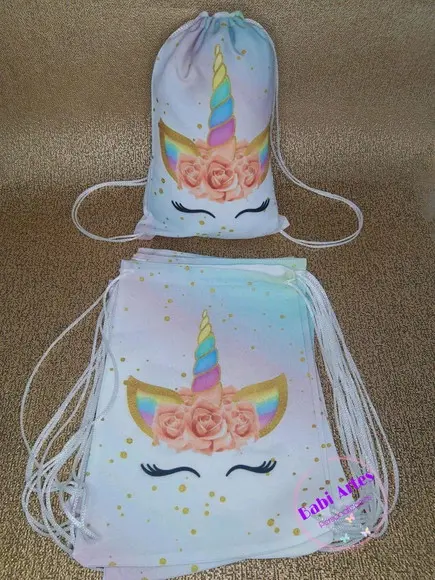 Mochilinha Personalizada Unicórnio