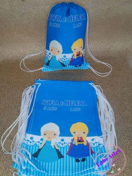 Mochilinha Personalizada Frozen Cute