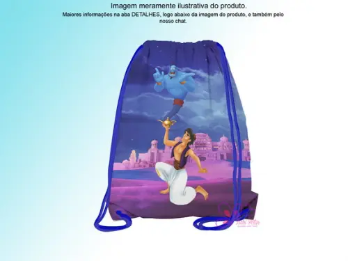 Mochilinha Personalizada Aladdin