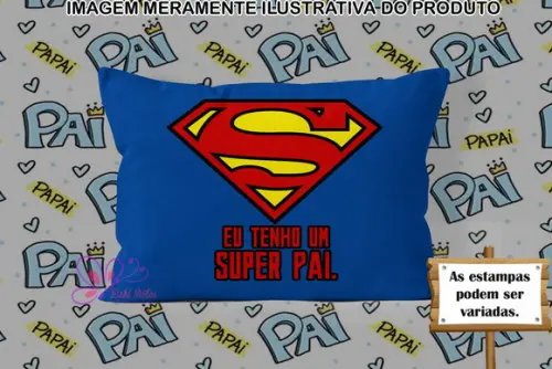 Almofadinha Personalizada 20x30cm Dia Dos Pais