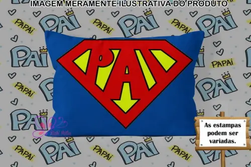 Almofadinha Personalizada 20x30cm Dia Dos Pais