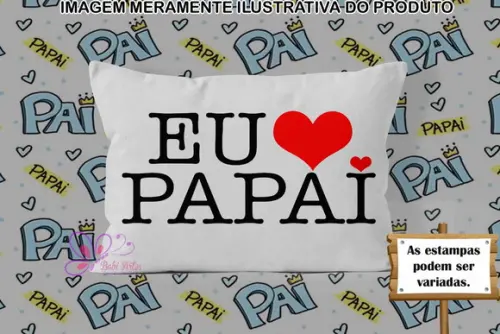 Almofadinha Personalizada 20x30cm Dia Dos Pais
