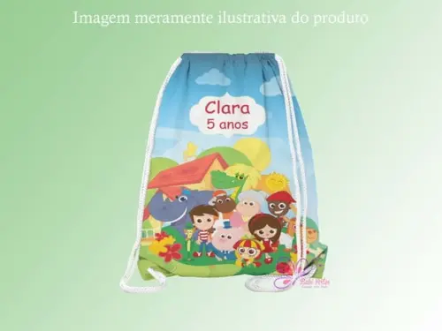 Mochilinha Personalizada Sitio do Pica Pau Amarelo
