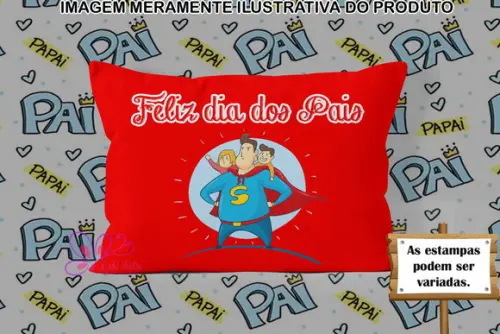 Almofadinha Personalizada 20x30cm Dia Dos Pais