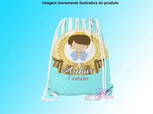 Mochilinha Personalizada Realeza Menino