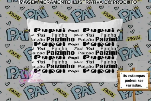 Almofadinha Personalizada 20x30cm Dia Dos Pais